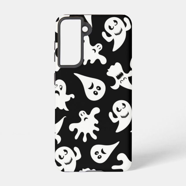 Funda Para Samsung Galaxy Patrón de fantasma (Reverso )