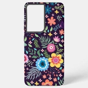 Funda Para Samsung Galaxy S21 Ultra Patrón de flor