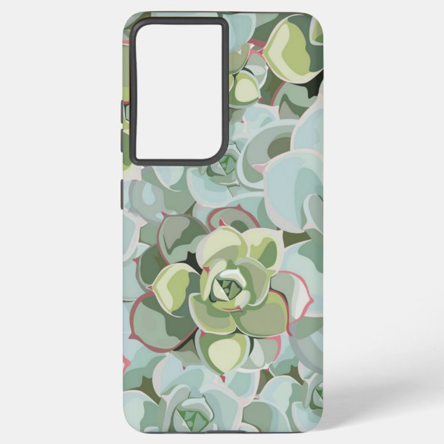 Funda Para Samsung Galaxy Patrón de flor (Reverso )