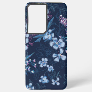 Funda Para Samsung Galaxy S21 Ultra Patrón de flor