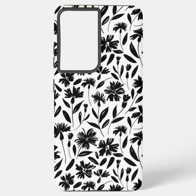 Funda Para Samsung Galaxy Patrón de flor (Reverso )
