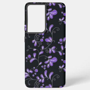Funda Para Samsung Galaxy S21 Ultra Patrón de flor