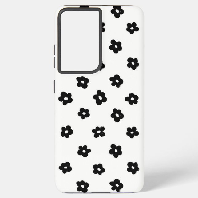 Funda Para Samsung Galaxy Patrón de flor (Reverso )