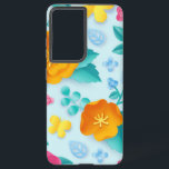 Funda Para Samsung Galaxy S21 Ultra Patrón de flor<br><div class="desc">Para los verdaderos amantes de las flores</div>