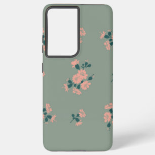 Funda Para Samsung Galaxy S21 Ultra Patrón de flor