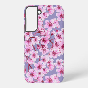 Funda Para Samsung Galaxy S22+ Patrón de flor de cerezo