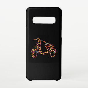 Funda Para Samsung Galaxy S10 Patrón de flor de Scooter