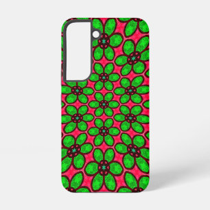 Funda Para Samsung Galaxy S22 Patrón de flores abstractas