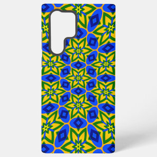Funda Para Samsung Galaxy S22 Ultra Patrón de flores abstractas elegantes