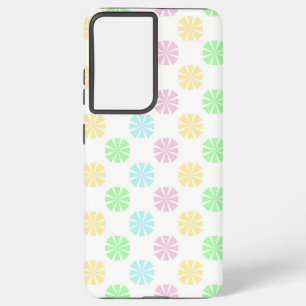Funda Para Samsung Galaxy S21 Ultra Patrón de flores de color pastel