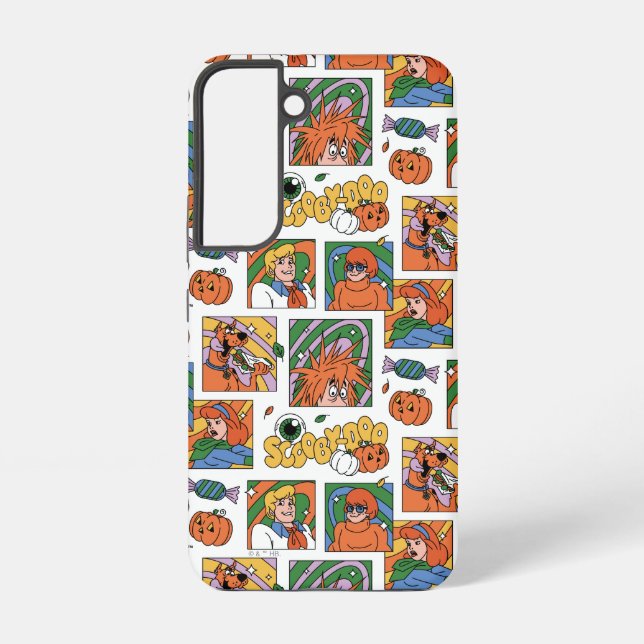 Funda Para Samsung Galaxy Patrón de fotos de Halloween de Scooby-Doo (Reverso )