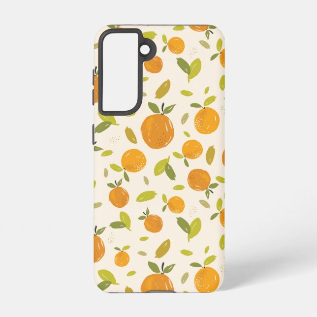 Funda Para Samsung Galaxy Patrón de frutas de la cuchara (Reverso )
