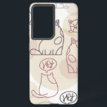 Funda Para Samsung Galaxy S21 Ultra Patrón de gato<br><div class="desc">Para los verdaderos amantes de los gatos</div>