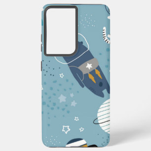 Funda Para Samsung Galaxy S21 Ultra Patrón de gato