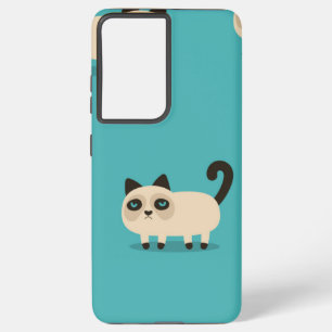 Funda Para Samsung Galaxy S21 Ultra Patrón de gato
