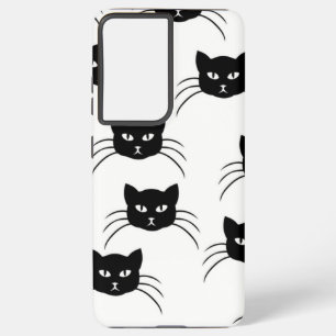 Funda Para Samsung Galaxy S21 Ultra Patrón de gato