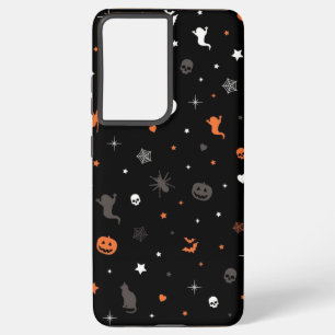Funda Para Samsung Galaxy S21 Ultra Patrón de Halloween