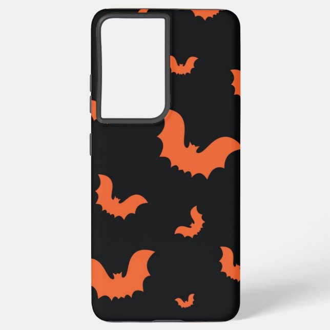 Funda Para Samsung Galaxy Patrón de Halloween (Reverso )