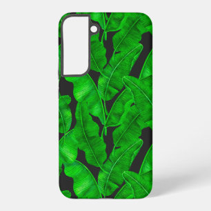 Funda Para Samsung Galaxy S22+ Patrón de hojas de plátano