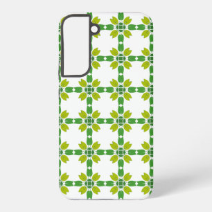 Funda Para Samsung Galaxy S22+ Patrón De Hojas, Patrón De Hojas, Hojas Verdes