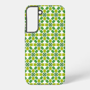 Funda Para Samsung Galaxy S22+ Patrón De Hojas, Patrón De Hojas, Hojas Verdes