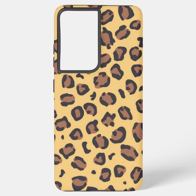 Funda Para Samsung Galaxy Patrón de impresión animal (Reverso )