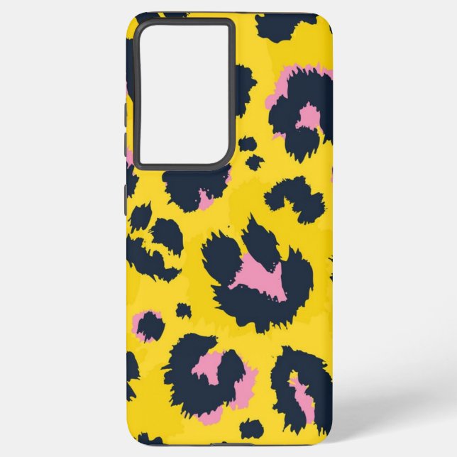 Funda Para Samsung Galaxy Patrón de impresión animal (Reverso )