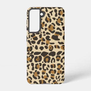 Funda Para Samsung Galaxy S21 Patrón de impresión animal de leopardo jaguar