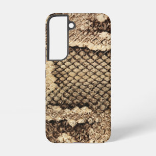 Funda Para Samsung Galaxy S22 Patrón de impresión animal de piel de serpiente ex