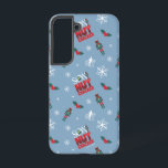 Funda Para Samsung Galaxy S22 Patrón de invierno Elf "Hijo de un Nutcracker"<br><div class="desc">¡Disfruta este divertido patrón de invierno de "Hijo de un Nutcracker" de Elf! Encuentre este diseño en papel de envoltura,  mantas de pulpa acogedoras o provisiones de fiesta. Comprar este diseño en más regalos personalizados Zazzle!</div>