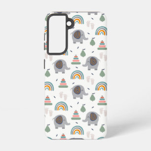 Funda Para Samsung Galaxy S21 Patrón de juguete de bebé