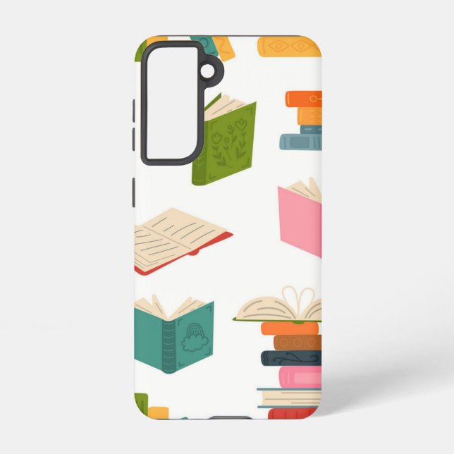 Funda Para Samsung Galaxy Patrón de libro (Reverso )