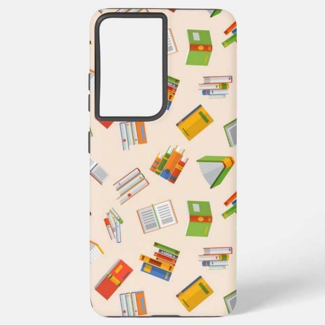 Funda Para Samsung Galaxy Patrón de libro (Reverso )