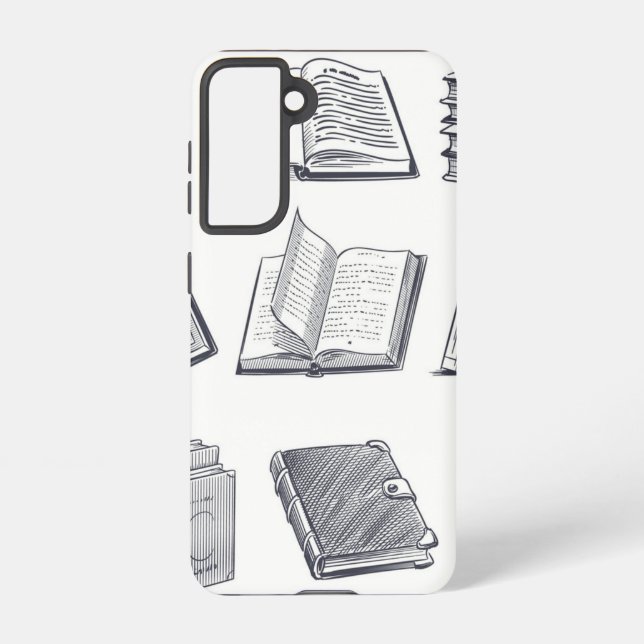 Funda Para Samsung Galaxy Patrón de libro (Reverso )