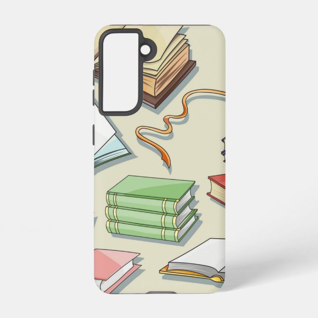 Funda Para Samsung Galaxy Patrón de libro (Reverso )