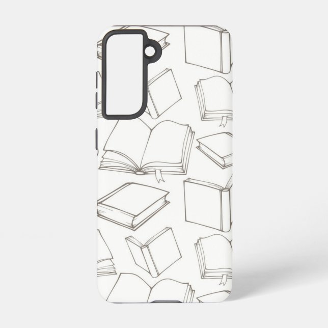 Funda Para Samsung Galaxy Patrón de libro (Reverso )