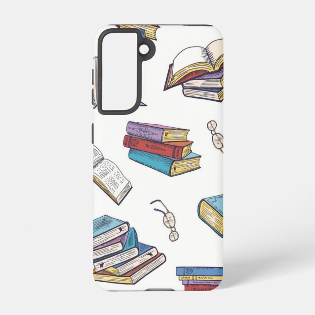 Funda Para Samsung Galaxy Patrón de libro (Reverso )