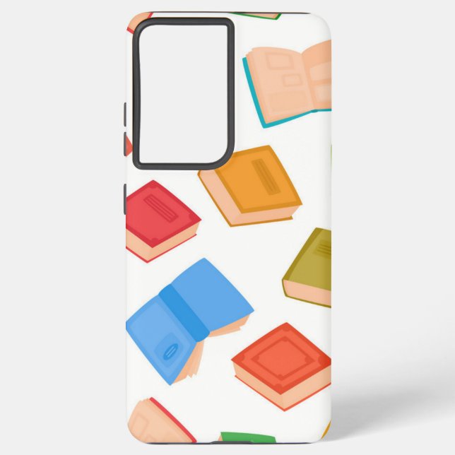 Funda Para Samsung Galaxy Patrón de libro (Reverso )
