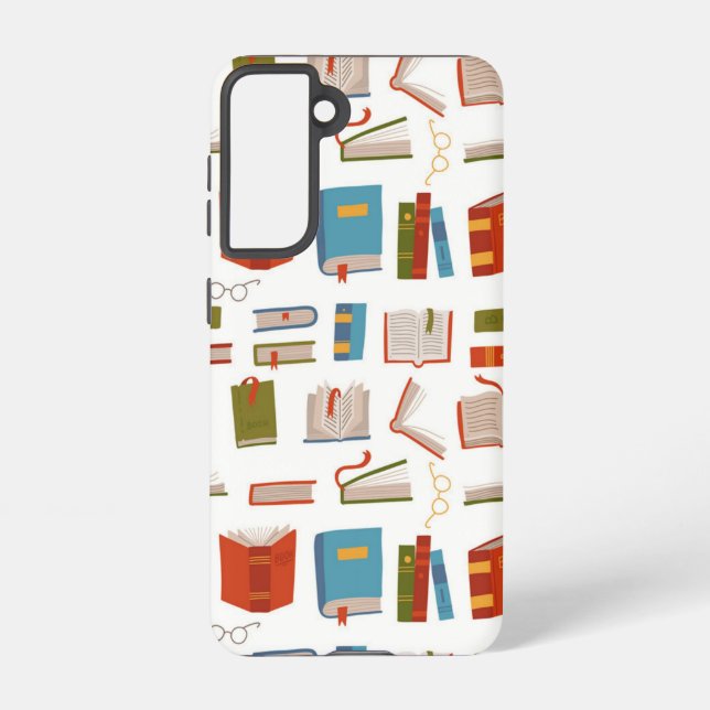 Funda Para Samsung Galaxy Patrón de libro (Reverso )