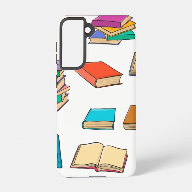Funda Para Samsung Galaxy Patrón de libro (Reverso )