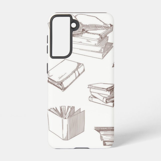 Funda Para Samsung Galaxy Patrón de libro (Reverso )