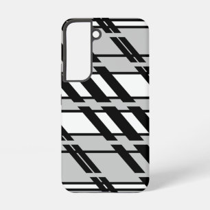 Funda Para Samsung Galaxy S22 Patrón de línea aérea de resumen blanco negro mode