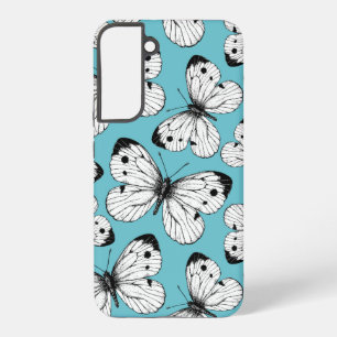 Funda Para Samsung Galaxy S22+ Patrón de mariposa de col