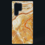Funda Para Samsung Galaxy S22 Ultra Patrón de mármol marrón claro<br><div class="desc">Imagen de piedra de mármol de aspecto realista con un diseño de tonos beige y marrón claro.</div>