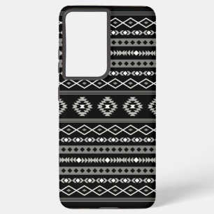 Funda Para Samsung Galaxy S21+ Patrón de motivos mixtos azteca blanco gris negro