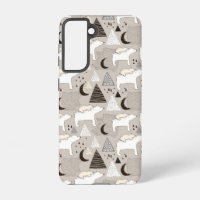 Patrón de oso de madera de Doodle Cuaderno