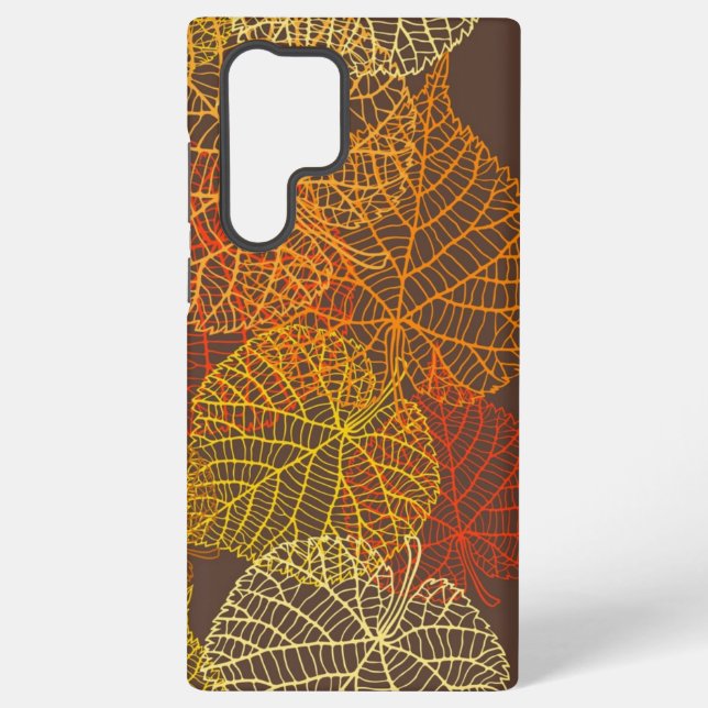 Funda Para Samsung Galaxy Patrón de otoño (Reverso )