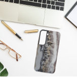 Funda Para Samsung Galaxy S22 Patrón de piedra de agitar dendrítico<br><div class="desc">Proteja su teléfono Samsung Galaxy S22 con este moderno estuche de teléfono que presenta una imagen de los intrincados patrones de una losa de piedra Agate Dendritico. Seleccione su estilo de teléfono. ¡Una gran idea de regalo para el coleccionista de rocas! Para otras marcas de teléfono, necesitará un funda personalizar...</div>