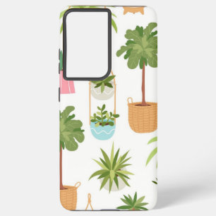 Funda Para Samsung Galaxy S21 Ultra Patrón de planta