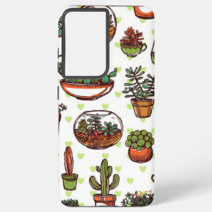 Funda Para Samsung Galaxy S21 Ultra Patrón de planta
